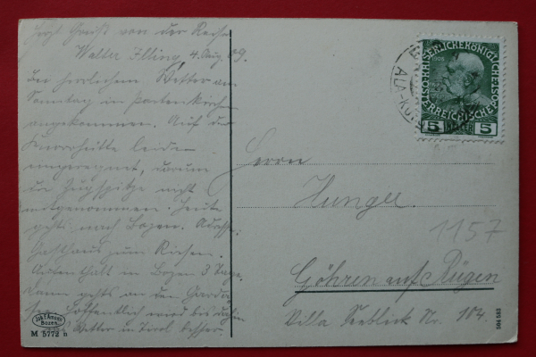 Postcard PC Brennerpass / 1909